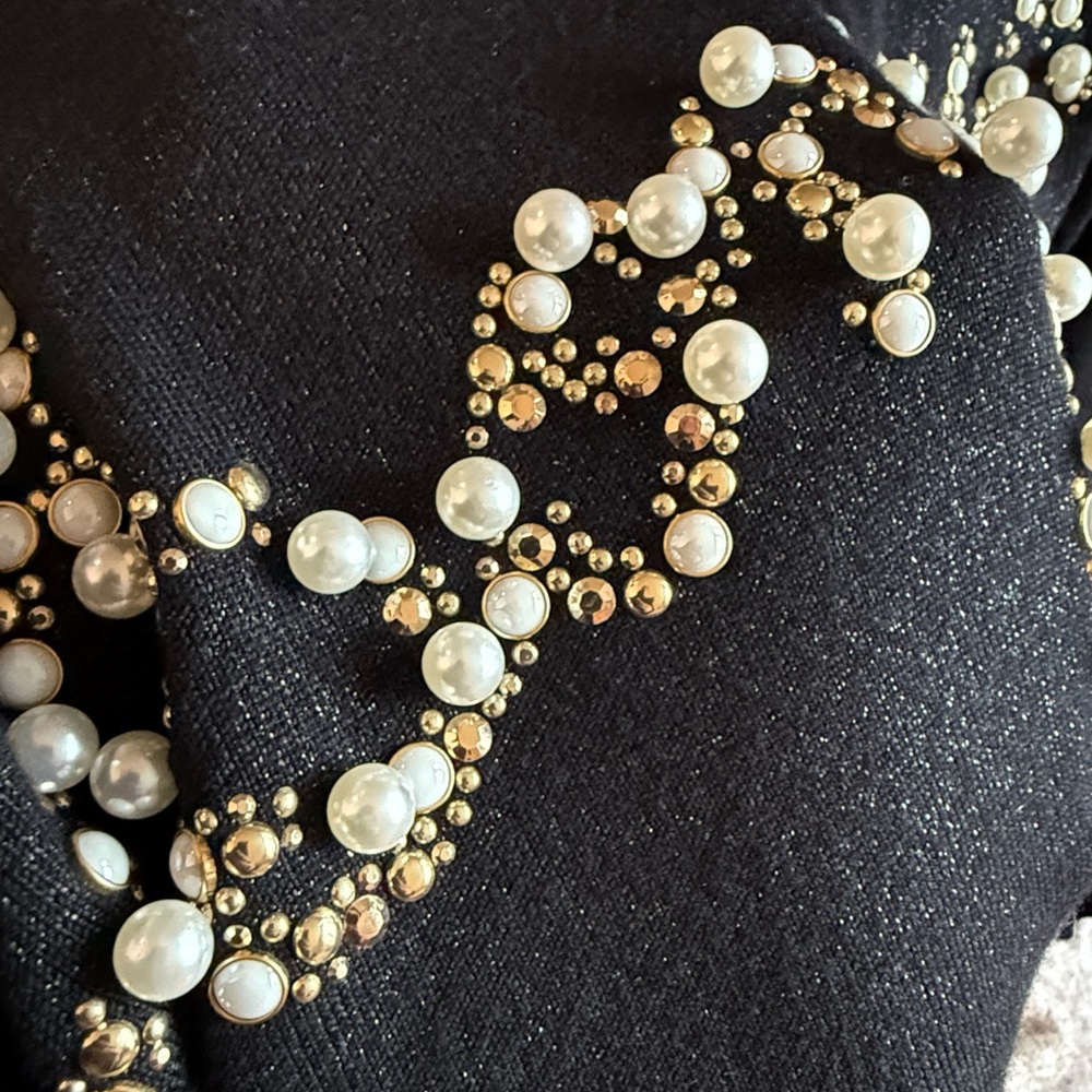 Karl Lagerfeld Embellished “Bonjour” Sweater - Picture 4 of 8